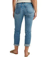 Jag Women's Carter Relaxed Mid Rise Girlfriend Jeans