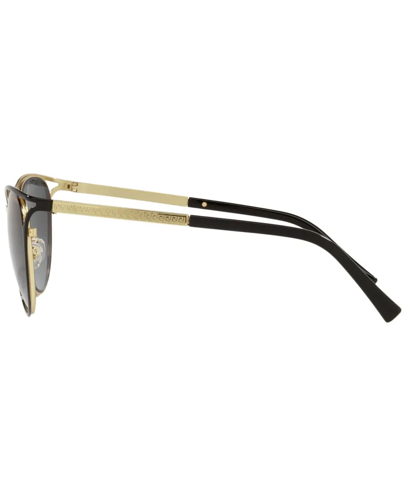 Versace Women's Polarized Sunglasses, VE2237 - Black, Gold