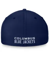 Men's Navy Columbus Blue Jackets Core Primary Logo Flex Hat