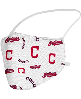 Multi Cleveland Indians All Over Logo Face Covering