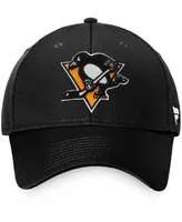 Men's Black Pittsburgh Penguins Core Adjustable Hat