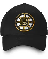 Men's Black Boston Bruins Core Adjustable Hat