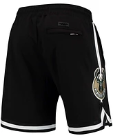 Men's Pro Standard Giannis Antetokounmpo Black Milwaukee Bucks Player Shorts