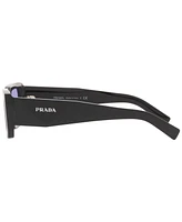 Prada Symbole Rectangular Unisex Sunglasses, Pr 6YS