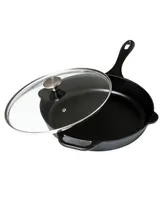 Victoria Glass Lid with Stainless Steel Knob for 12" Skillet