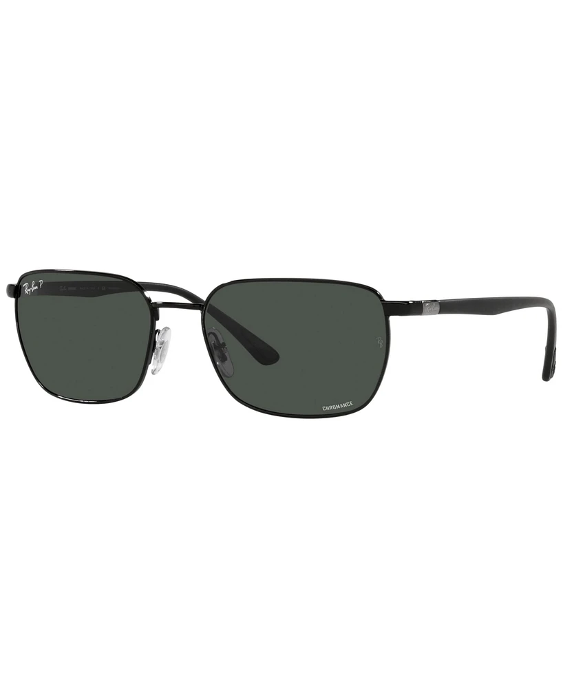 Ray-Ban Unisex Polarized Sunglasses, RB3684CH 58