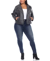 Plus Faux Leather Jacket