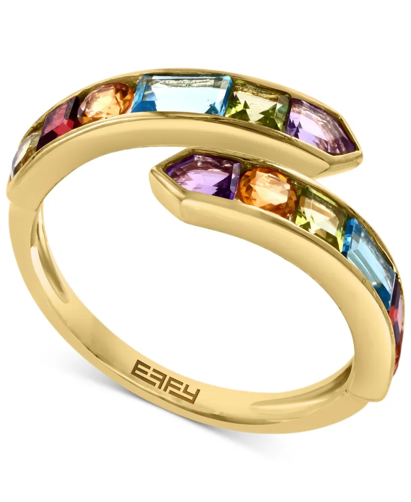 Effy Multi-Gemstone Bypass Ring (2-1/2 ct. t.w.) in 14k Gold
