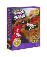 Kinetic Sand, Dino Dig Playset with 10 Hidden Dinosaur Bones to Discover - Multi