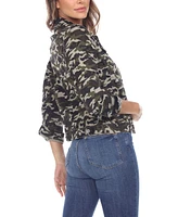 Women's Camo Denim Jacket