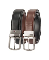 Men's Reversible Textured Tommy Hilfiger Stretch Casual Belt, Created for Macy's