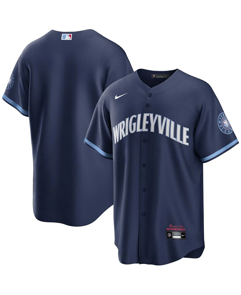 Nike Men's Navy Chicago Cubs City Connect Replica Jersey