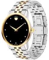 Movado Men's Swiss Museum Classic Diamond-Accent Two