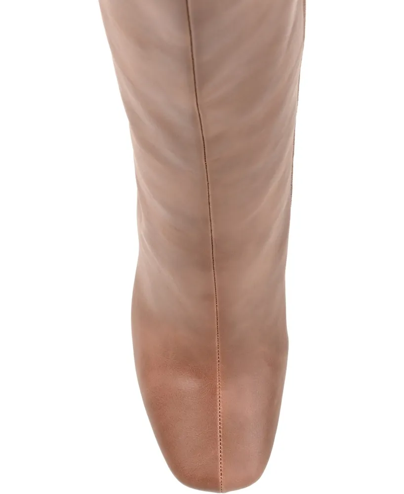Journee Collection Women's Glenda Wide Calf Tall Boots