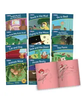 Junior Learning Letters and Sounds Phase-1 Fiction Educational Learning Set 2, 12 Pieces