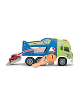 Dickie Toys Hk Ltd - 16" Happy Scania Car Transporter Pre-School Vehicle with Extra Car