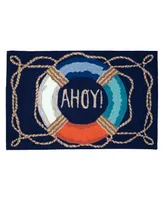 Liora Manne' Frontporch Ahoy 2'6" x 4' Outdoor Area Rug