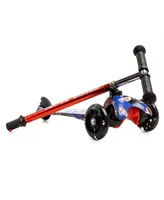 Rugged Racers Kids Scooter with Spaceship Print Design