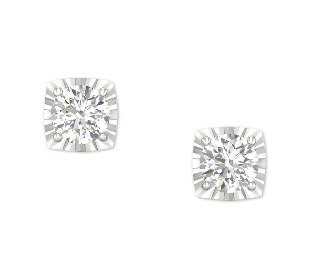 Diamond Enhancer Stud Earrings (1 ct. t.w.) in 14k White Gold