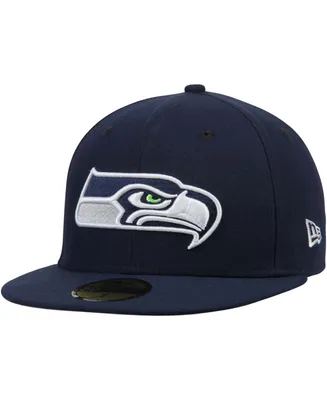 Men's College Navy Seattle Seahawks Omaha 59FIFTY Fitted Hat