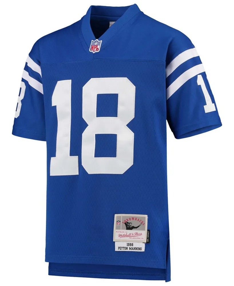 Big Boys and Girls Peyton Manning Royal Indianapolis Colts 1998 Legacy Retired Player Jersey