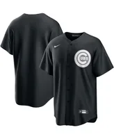 Nike Men's Black Chicago Cubs Lights Out Replica Jersey