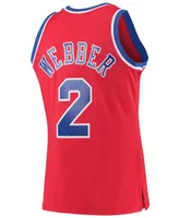 Men's Chris Webber Red Washington Bullets Hardwood Classics 1994-95 Swingman Jersey