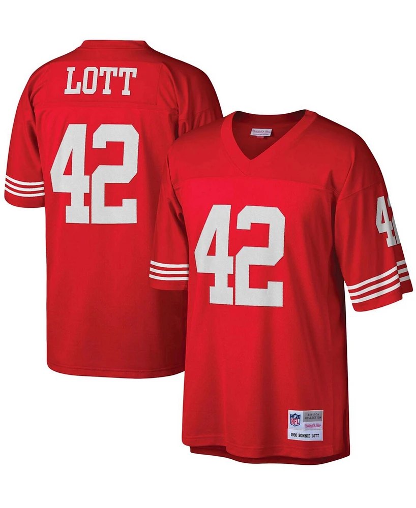 Men's Ronnie Lott Scarlet San Francisco 49Ers Legacy Replica Jersey