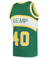 Men's Shawn Kemp Green Seattle Supersonics Hardwood Classics 1994-95 Swingman Jersey