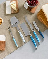 French Home Laguiole 5 Piece Cheese Knife, Fork and Slicer Set