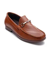 Aston Marc Men's Perforated Buckle Loafers