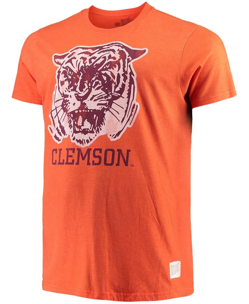 Men's Original Retro Brand Orange Clemson Tigers Big and Tall Mock Twist T-shirt