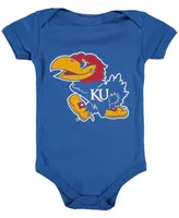 Infant Boys and Girls Royal Kansas Jayhawks Big Logo Bodysuit