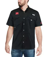 Men's Black Nebraska Huskers Bonehead Shirt