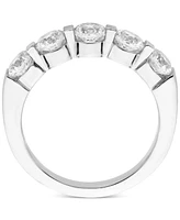 Diamond Five Stone Band (1 ct. t.w.) in 14k White or Yellow Gold