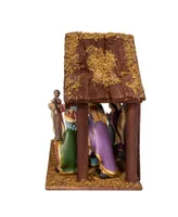 Kurt Adler 6.25" Nativity with 11" Stable 8 Piece Set