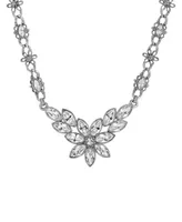 2028 Austrian Crystal Flower Necklace