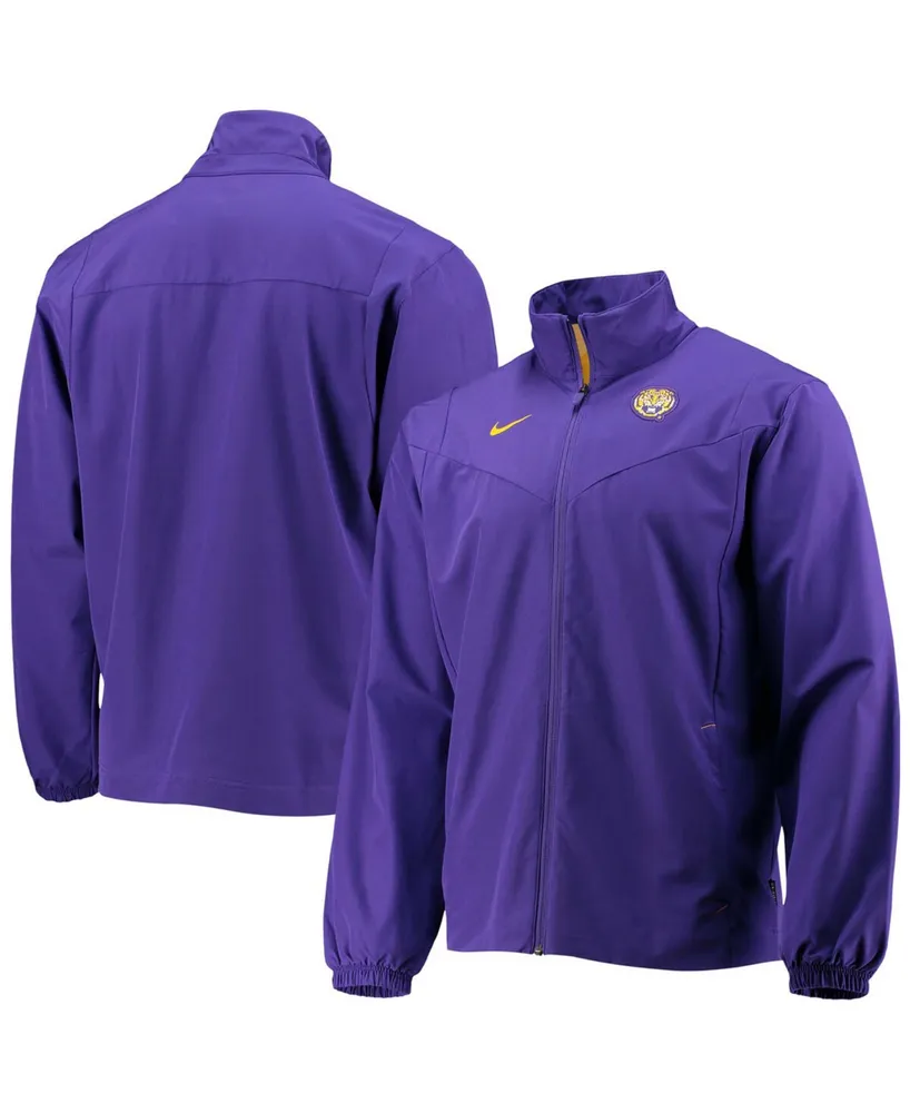 Nike Men's Purple Lsu Tigers 2021 Sideline Full-Zip Jacket