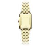 Raymond Weil Women's Swiss Toccata Diamond (1/5 ct. t.w.) Gold Pvd Stainless Steel Bracelet Watch 23x35mm