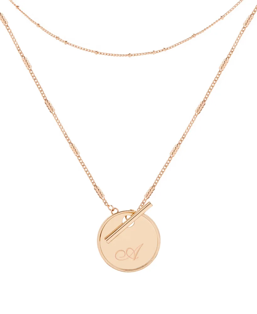 Women's Grace Layering Necklace Set - Rose Gold