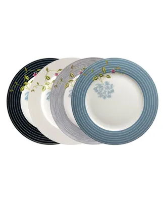 Laura Ashley Heritage Collectables Mixed Designs Plates in Gift Box, Set of 4