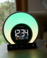 La Crosse Technology Soluna C79141 Mood Light Alarm Clock with Temperature Humidity