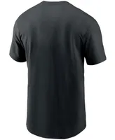 Men's Black Arizona Diamondbacks Team Wordmark T-shirt
