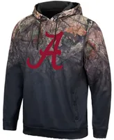 Men's Black Alabama Crimson Tide Mossy Oak Pullover Hoodie