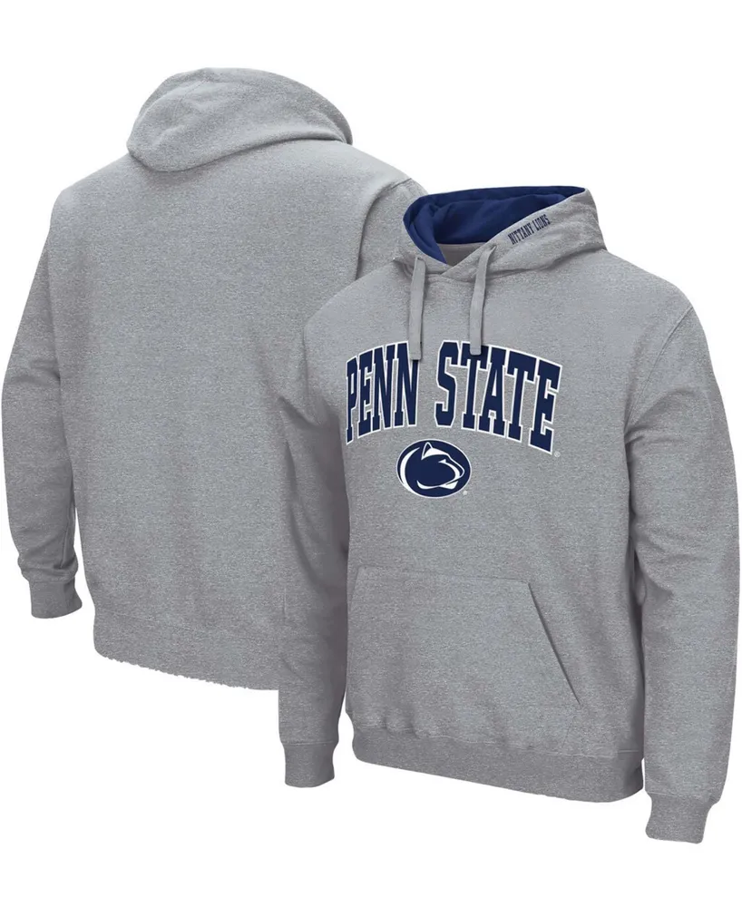 Men's Heathered Gray Penn State Nittany Lions Arch Logo 3.0 Pullover Hoodie