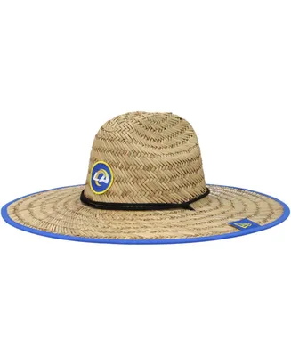 Men's Natural Los Angeles Rams 2021 Nfl Training Camp Official Straw Lifeguard Hat