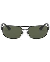 Ray-Ban Men's Polarized Sunglasses, RB3445 64