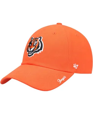 Women's Orange Cincinnati Bengals Miata Clean Up Secondary Logo Adjustable Hat