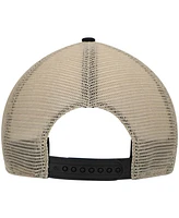 Men's Black, Natural Baltimore Ravens Trawler Trucker Clean Up Snapback Hat