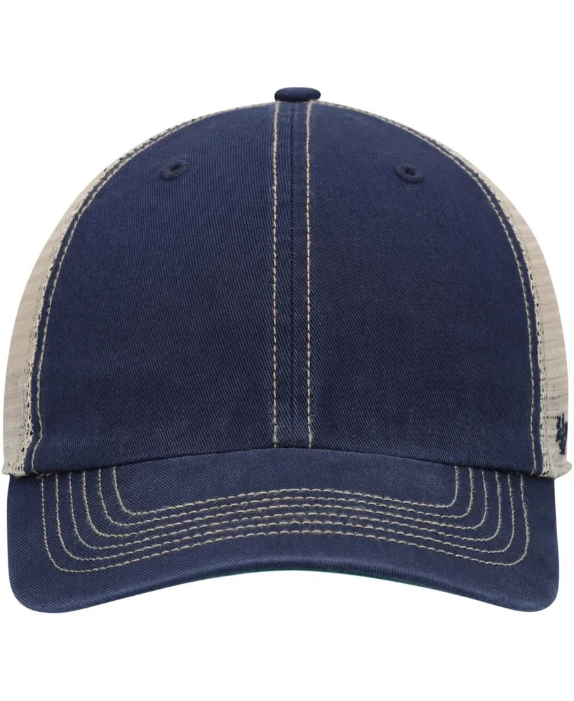 Men's Navy, Natural Trawler Clean Up Snapback Hat